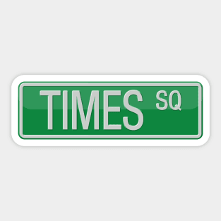 Times Square Street Sign T-shirt Sticker